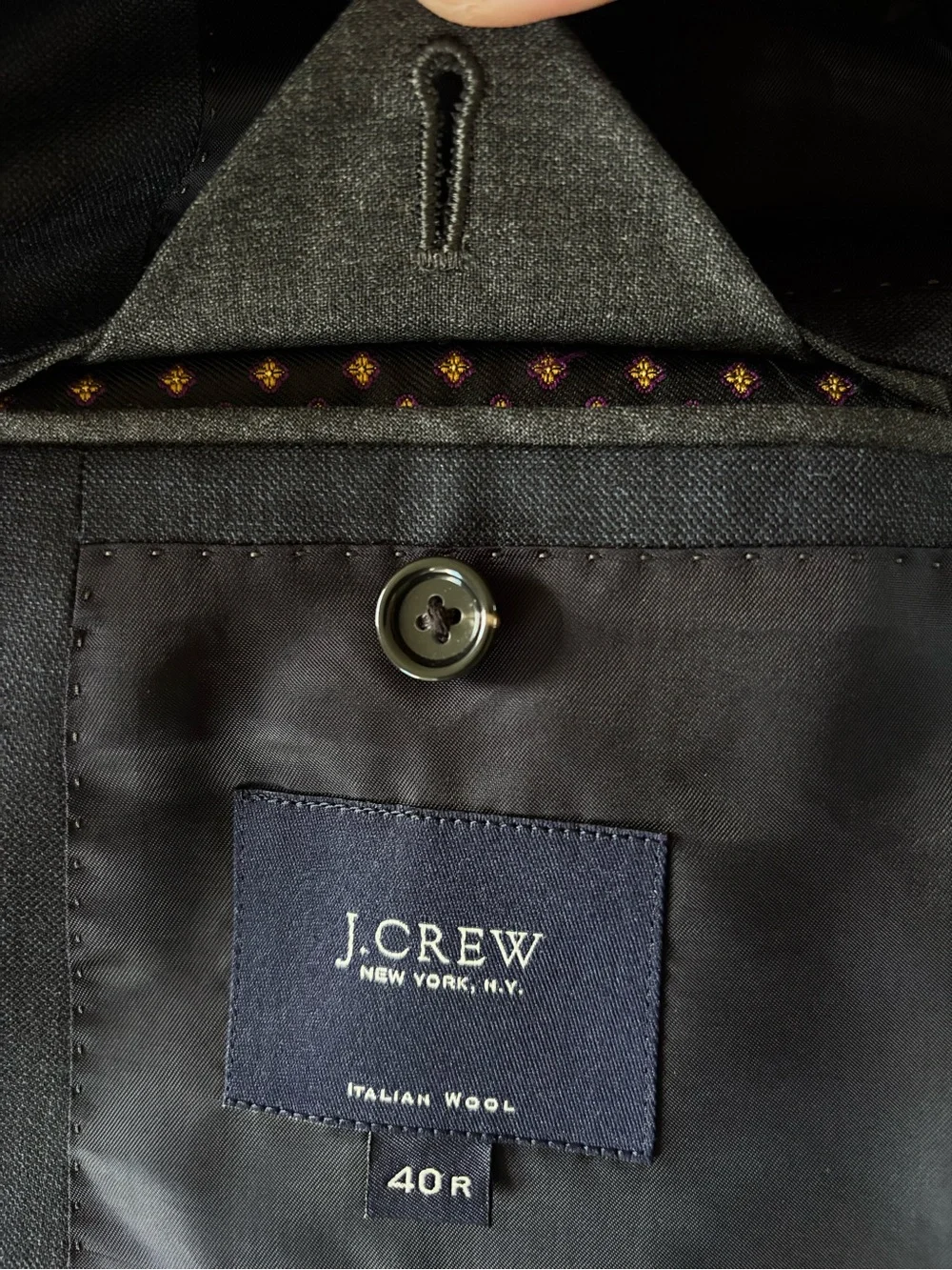 J. Crew Ludlow Men's Dark Navy Two Piece Suit